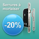 Offre de lancement pour la serrure à mortaiser