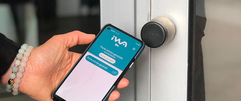 Serrure électrique iwa de Pollux | La gestion d’accès simplifié